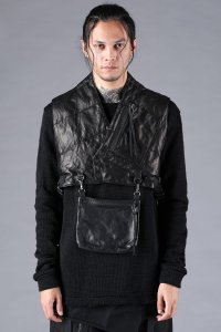 D.HYGEN/ディーハイゲン D.HYGEN Horse Leather Wrap Down Vest/507929247