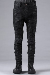 D.HYGEN/ディーハイゲン D.HYGEN Product Coated Stretch Denim Damage Repair Straight Slim Pants/507929254