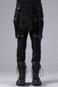 D.HYGEN/ディーハイゲン D.HYGEN Stretch Denim Salopette Pocket Cargo Jog Pants/507929257
