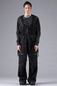 D.HYGEN/ディーハイゲン D.HYGEN Crust Patchwork Jaguard Wide Overalls/507929259