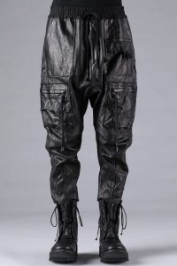 D.HYGEN/ディーハイゲン D.HYGEN Soft Hose Leather Over－Thigh Harem Cropped Pants/507929264
