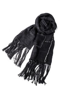 D.HYGEN/ディーハイゲン D.HYGEN Cotton Cashmere Crust Patch Knit Long Stole/507929277