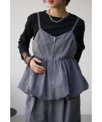 AZUL by moussy/フロントジップバルーンキャミ/507929379