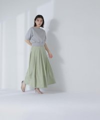 NATURAL BEAUTY BASIC/タックプリーツフレアスカート/507929495