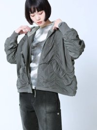 LASUD/ラシュッド LASUD シャーリングミリタリーライクブルゾン/507930825
