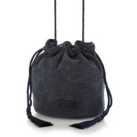 UNGRID bag/アングリッド Ungrid ペイズリー柄エンボスファブリック 巾着ショルダーバッグ/506893777