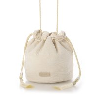 UNGRID bag/アングリッド Ungrid ペイズリー柄エンボスファブリック 巾着ショルダーバッグ/506893777