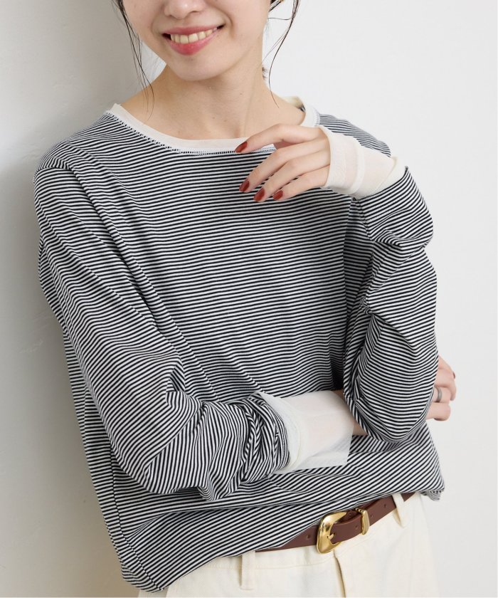 新品・タグ付き☆SLOBE IENA　レイヤードスリーブロンTEE 追加11》レイヤードスリーブロンTEE(507894866) | スローブ