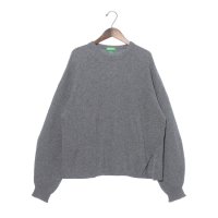 UNITED COLORS OF BENETTON/ユナイテッド カラーズ オブ ベネトン UNITED COLORS OF BENETTON. ウール混サイドスリットクルーネックニット・セーター/507927796