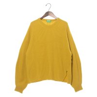 UNITED COLORS OF BENETTON/ユナイテッド カラーズ オブ ベネトン UNITED COLORS OF BENETTON. ウール混サイドスリットクルーネックニット・セーター/507927796