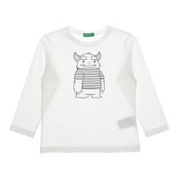 UNITED COLORS OF BENETTON/ユナイテッド カラーズ オブ ベネトン UNITED COLORS OF BENETTON. キッズキュートモンスタープリント長袖Tシャツ・カットソーB/507927946