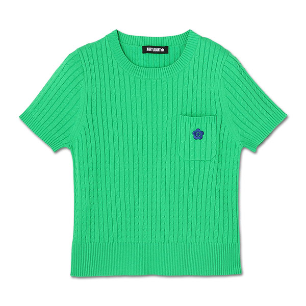 マリークワント MARY QUANT デイジーワンポイント半袖 プル
