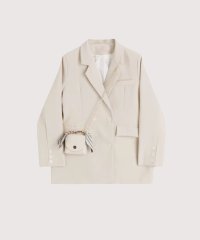 LA POMME petit/ラポミ プチ LA POMME petit Fine Jacket With Mini Bag/507932334