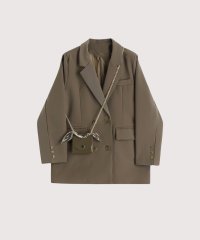 LA POMME petit/ラポミ プチ LA POMME petit Fine Jacket With Mini Bag/507932334