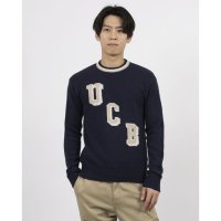 UNITED COLORS OF BENETTON/ユナイテッド カラーズ オブ ベネトン UNITED COLORS OF BENETTON. ヴァージンウール100％フロントデザインクルーネックニット・セータ/507932397