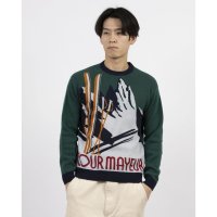 UNITED COLORS OF BENETTON/ユナイテッド カラーズ オブ ベネトン UNITED COLORS OF BENETTON. クルーネックウィンターデザインニット・セーター/507932406