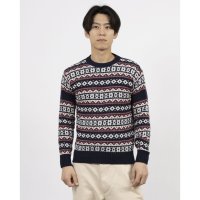 UNITED COLORS OF BENETTON/ユナイテッド カラーズ オブ ベネトン UNITED COLORS OF BENETTON. ウール総柄クルーネックニット・セーター/507932409
