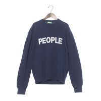 UNITED COLORS OF BENETTON/ユナイテッド カラーズ オブ ベネトン UNITED COLORS OF BENETTON. フロントロゴクルーネックコットンニット・セーター/507932414