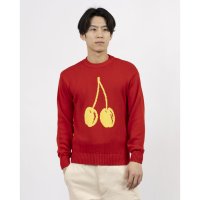 UNITED COLORS OF BENETTON/ユナイテッド カラーズ オブ ベネトン UNITED COLORS OF BENETTON. ビッグフルーツモチーフコットンニット・セーター/507932416