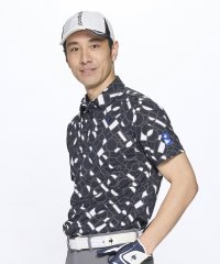 le coq sportif GOLF /ルコックスポルティフ ゴルフ le coq sportif golf カラーブロックグラフィック小柄半袖シャツ/507932515