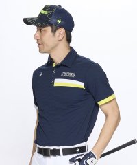 le coq sportif GOLF /接触冷感 メッシュ小柄ジャガード半袖シャツ/507932523