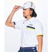 le coq sportif GOLF /接触冷感 メッシュ小柄ジャガード半袖シャツ/507932523