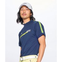 le coq sportif GOLF /接触冷感 部分メッシュモックネック半袖シャツ/507932545