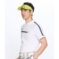 le coq sportif GOLF /接触冷感 部分メッシュモックネック半袖シャツ/507932545