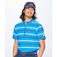 le coq sportif GOLF /ルコックスポルティフ ゴルフ le coq sportif golf ボーダー柄ハーフジップシャツ/507932549