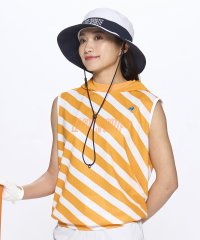 le coq sportif GOLF /接触冷感 メッシュフーディーノースリーブシャツ/507932598