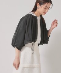 SunaUna/【パウダーシフォン／バルーンスリーブ】クロプトブルゾン/507932739