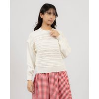 UNITED COLORS OF BENETTON/ユナイテッド カラーズ オブ ベネトン UNITED COLORS OF BENETTON. レイヤード風クルーネックニット・セーター/507933054