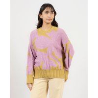 UNITED COLORS OF BENETTON/ユナイテッド カラーズ オブ ベネトン UNITED COLORS OF BENETTON. フロントデザインスリット丈クルーネックニット・セーター/507933057