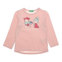 UNITED COLORS OF BENETTON/ユナイテッド カラーズ オブ ベネトン UNITED COLORS OF BENETTON. キッズキャラクタープリントラウンドテール長袖Tシャツ・カットソーG/507933066