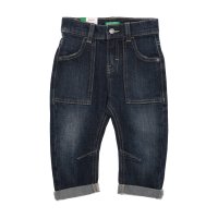 UNITED COLORS OF BENETTON/ユナイテッド カラーズ オブ ベネトン UNITED COLORS OF BENETTON. キッズビッグポケットロールアップストレッチデニムパンツB/507933129