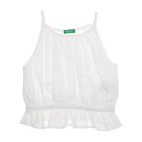 UNITED COLORS OF BENETTON/ユナイテッド カラーズ オブ ベネトン UNITED COLORS OF BENETTON. キッズアイレット刺繍裾フリルキャミソールG/507933144