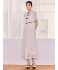 LILY BROWN/コットンタッチレースチャイナドレス/507933293