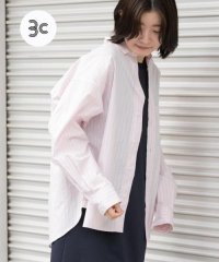 EKAL/オーガニックコットンロングスリーブストライプシャツ/507933348