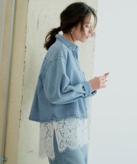 NIJYUSANKU（LARGE SIZE）/【SLOW/一部店舗限定】LIGHT DENIM ジャケット/507933526