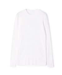 GALERIE VIE/ギザコットンリブ クルーネックプルオーバー/507933608