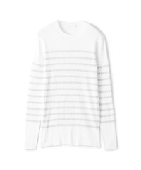 GALERIE VIE/ギザコットンリブ クルーネックプルオーバー/507933608