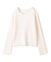 GALERIE VIE/ワイドリブ クルーネックプルオーバー/507933611