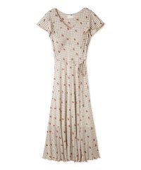 SNIDEL HOME/チェリーカシュクールワンピース/507933674
