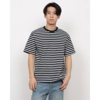 TIGORA/ティゴラ TIGORA メンズ 半袖Tシャツ ヘビーウェイトコットンボーダーTシャツ TR－9C1085TS/507934086