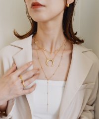 styiro/スタイロ styiro ニッケルフリー 3連ムーンチャームメタルネックレス/507934216