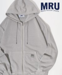 MRU/エムアールユー MRU ピグメントフルジップパーカー スウェット フーディー ユニセックス メンズ レディース/507934237