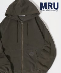 MRU/エムアールユー MRU ピグメントフルジップパーカー スウェット フーディー ユニセックス メンズ レディース/507934237