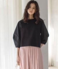 KUMIKYOKU(S SIZE)/【WEB限定】ランタンスリーブミニ裏毛 プルオーバー/507934918