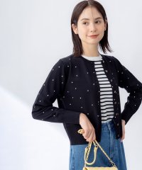 KUMIKYOKU(S SIZE)/【WEB限定・接触冷感・UVカット】ドットニット カーディガン/507934938