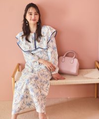 any SiS L/【洗える】スカーフデザインプリント ワンピース/507934968